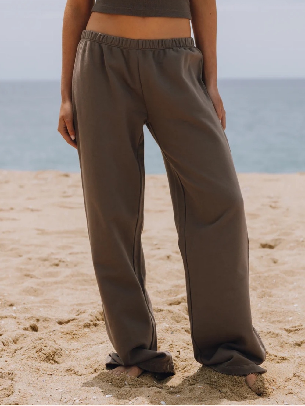 Daily Drills low rise sweatpants - mocha